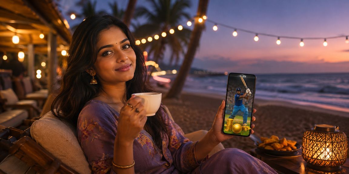 কক্সবাজার বিচে ক্রিকেট বেটিং উপভোগ করছেন ব্যবহারকারী মোবাইলে